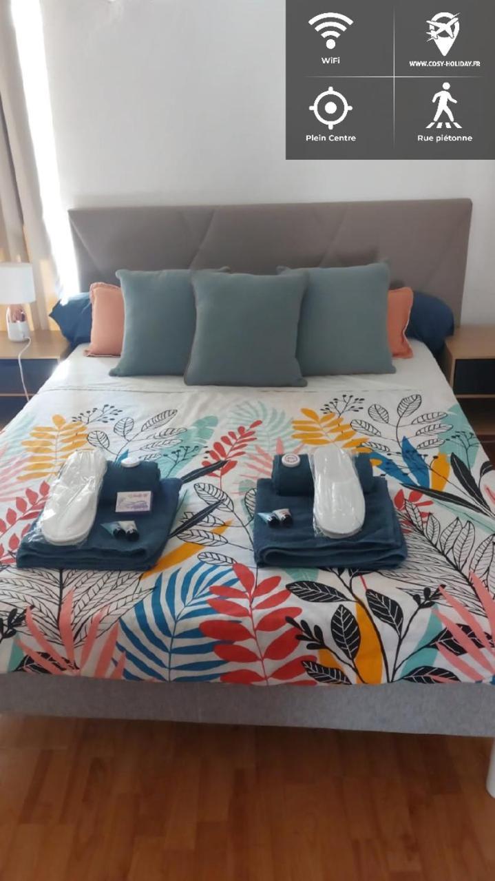 **** Very Central Ajaccio 36 Rue Fesch, Cosy Flat In City Center Pedestrian Street, Up To 4 People **** Kültér fotó