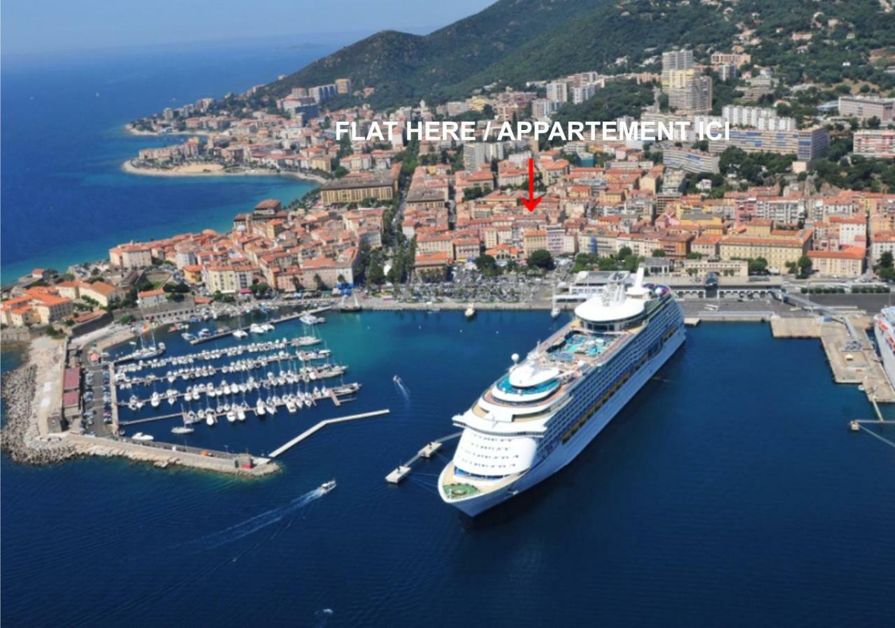 **** Very Central Ajaccio 36 Rue Fesch, Cosy Flat In City Center Pedestrian Street, Up To 4 People **** Kültér fotó